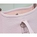Hermes Evelyne III TPM Bag In Mauve Pale Clemence Leather