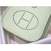 Hermes Evelyne III TPM Bag In Vert Fizz Clemence Leather
