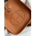 Hermes Evelyne Mini Handmade Bag in Gold Clemence Leather