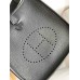 Hermes Evelyne Mini Handmade Bag in Black Clemence Leather