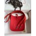 Hermes Red Evelyne II TPM Messenger Bag