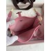 Hermes Evelyne Mini Handmade Bag in Rose Sakura Clemence Leather