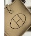 Hermes Evelyne Mini Handmade Bag in Trench Clemence Leather