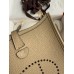 Hermes Evelyne Mini Handmade Bag in Trench Clemence Leather