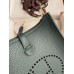 Hermes Evelyne Mini Handmade Bag in Vert Cypres Clemence Leather