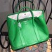 Hermes Bamboo Clemence Garden Party 30cm Handmade Bag