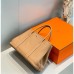 Hermes Garden Party 30 Bag In Chai Taurillon Leather