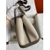 Hermes Garden Party 30 Handmade Bag in Toile and Taupe Leather