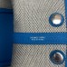 Hermes Neo Garden Party 23 Bag in Canvas and Blue Negonda Calfskin