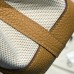 Hermes Neo Garden Party 23 Bag in Canvas and Chai Negonda Calfskin