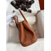 Hermes Neo Garden Party 23 Handmade Bag in Gold Clemence Leather