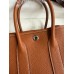 Hermes Neo Garden Party 23 Handmade Bag in Gold Clemence Leather