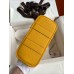 Hermes Neo Garden Party 23 Handmade Bag in Jaune Ambre Clemence Leather
