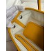 Hermes Neo Garden Party 23 Handmade Bag in Jaune Ambre Clemence Leather