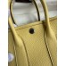 Hermes Neo Garden Party 23 Handmade Bag in Jaune Poussin Clemence Leather