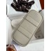 Hermes Neo Garden Party 23 Handmade Bag in Pearl Grey Clemence Leather