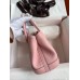 Hermes Neo Garden Party 23 Handmade Bag in Rose Sakura Clemence Leather