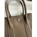 Hermes Neo Garden Party 23 Handmade Bag in Taupe Clemence Leather