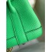 Hermes Neo Garden Party 23 Handmade Bag in Vert Comics Clemence Leather