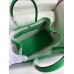 Hermes Neo Garden Party 23 Handmade Bag in Vert Comics Clemence Leather