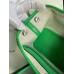 Hermes Neo Garden Party 23 Handmade Bag in Vert Comics Clemence Leather