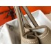 Hermes Garden Party 36 Bag In Grey Clemence Leather