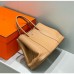 Hermes Garden Party 36 Bag In Chai Clemence Leather