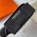 Hermes Geta Handmade Bag in Black Mysore Goatskin Leather PHW