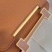 Hermes Geta Handmade Bag in Gold Mysore Goatskin Leather GHW