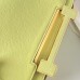 Hermes Geta Handmade Bag in Jaune Bourgeon Mysore Goatskin Leather GHW