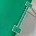 Hermes Geta Handmade Bag in Menthe Mysore Goatskin Leather PHW