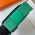 Hermes Geta Handmade Bag in Menthe Mysore Goatskin Leather PHW