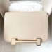 Hermes Geta Handmade Bag in Nata Mysore Goatskin Leather GHW