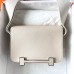 Hermes Geta Handmade Bag in Nata Mysore Goatskin Leather PHW