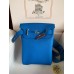 Hermes Hac a Dos PM Backpack in Blue Hydra Togo Leather
