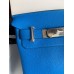 Hermes Hac a Dos PM Backpack in Blue Hydra Togo Leather
