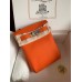 Hermes Hac a Dos PM Backpack in Orange Togo Leather