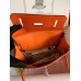 Hermes Hac a Dos PM Backpack in Orange Togo Leather