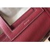 Hermes Halzan Bag In Bordeaux Clemence Leather