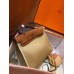 Hermes Herbag Zip 31cm Bag In Brown And Beige