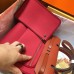 Hermes Herbag Zip 31cm Bag In Camel And Bordeaux