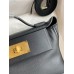 Hermes 24/24 Mini 21 Handmade Bag in Black Evercolor Leather