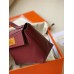 Hermes 24/24 Mini 21 Handmade Bag in Rouge H Evercolor Leather
