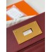 Hermes 24/24 Mini 21 Handmade Bag in Rouge H Evercolor Leather