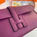 Hermes Jige Elan 29 Clutch Bag In Anemone Swift Calfskin