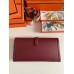 Hermes Jige Elan 29 Clutch Bag In Bordeaux Swift Calfskin