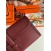 Hermes Jige Elan 29 Clutch Bag In Bordeaux Swift Calfskin