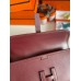 Hermes Jige Elan 29 Clutch Bag In Bordeaux Swift Calfskin