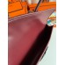 Hermes Jige Elan 29 Clutch Bag In Bordeaux Swift Calfskin