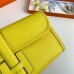 Hermes Jige Elan 29 Clutch Bag In Lime Swift Calfskin